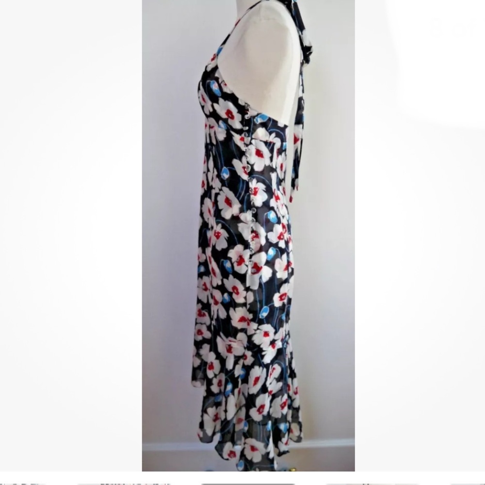 Vintage TULEH Silk Dress - Picture 3 of 11